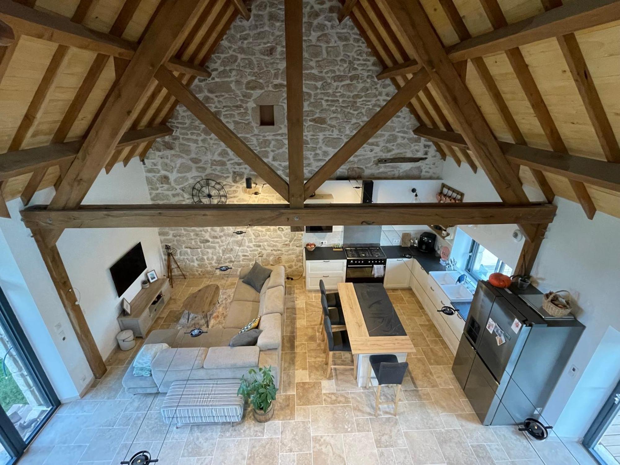 Villa Ancienne Grange Renovee En Xaintrie Hautefage Exterior foto